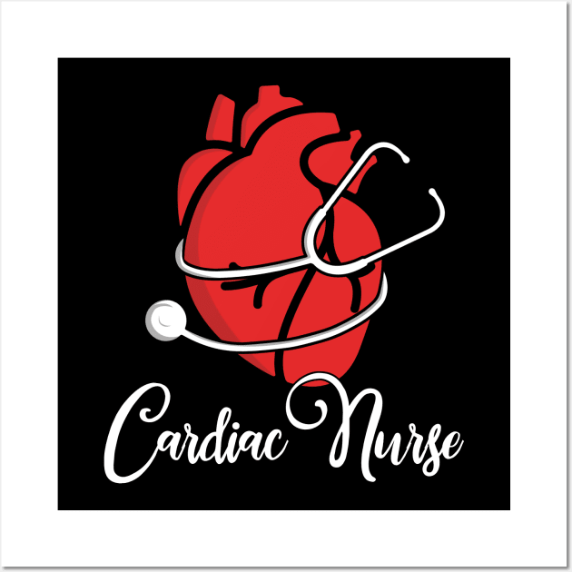 Personalized Cardiac Nurse Cardiology Registered Nurse Gifts Wall Art by neonatalnurse